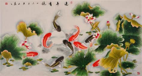 富貴九魚圖|傳說中的富貴九魚圖 年年有餘 吉祥如意